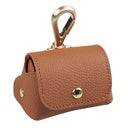 Duvo+ Imitation Leather Poo Bag Dispenser Brown (With poo bag) 32x22cm