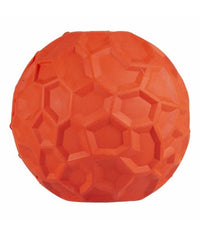 Thumbnail for Duvo+ Rubber Hexagon Ball Dispenser Dog Toy 6x6x6cm, Red