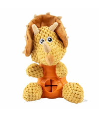 Thumbnail for Duvo+ Plush & Rubber Triceratops Dispenser Multicolour, 19x14x20cm