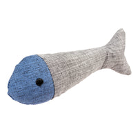 Duvo+ ECO Navy Fish & Catnip 13,5x4,5x3cm Blue/Grey