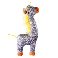Thumbnail for Duvo+ Plush Giraffe Retro Dog Toy 32x14x5cm Grey