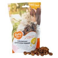 Thumbnail for Duvo+ Crunchy Chicken Rings for Cats 50g