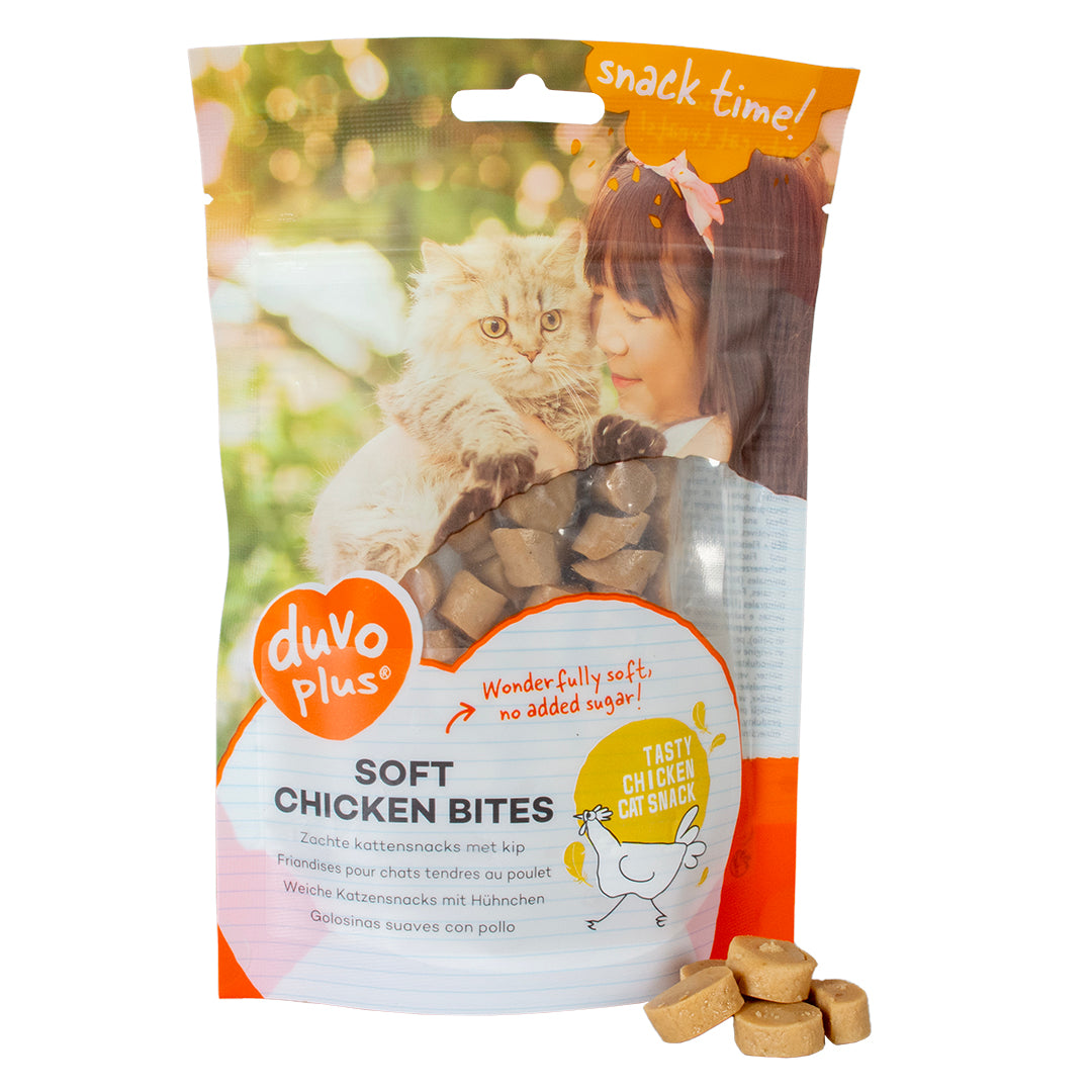 Duvo+ Soft Chicken Bites for Cats 50g