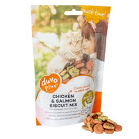 Thumbnail for Duvo+ Chicken & Salmon Biscuit Mix for Cats 50g