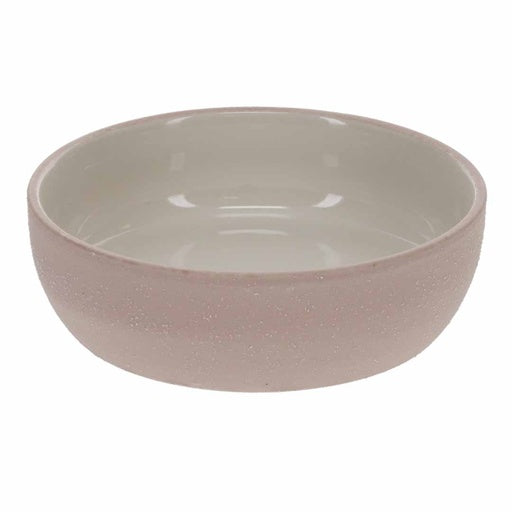 Duvo+ Feeding Bowl-Stone-Sandy coral L - 1580ml - 22x22x7cm Pink