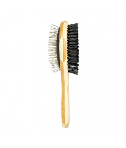 Duvo Bamboo 2 - in - 1 Grooming Brush[Size - S]