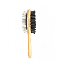 Thumbnail for Duvo Bamboo 2 - in - 1 Grooming Brush[Size - S]