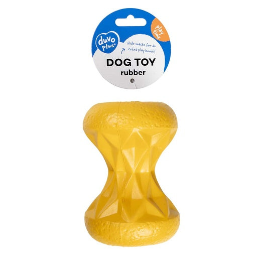 Duvo+ Feeding Griplay Hourglass Yellow - Dog Toy 12x8.6x8.6cm