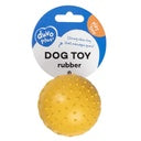 Duvo+ Ball Griplay dental dot Yellow - Dog Toy 6x6x6cm