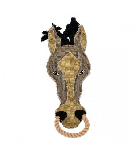 DUVO Canvas Horse - Dog Toy 31 x 12cm[Dimension - 31 x 12cm]