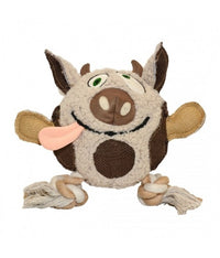 Thumbnail for Duvo Canvas Plush Cow - Dog Toy