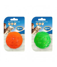 Thumbnail for Duvo Tpr Ball Squeaky Orange/Green 5.5cm