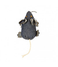Thumbnail for Duvo Denim Mouse - Cat Toy Blue