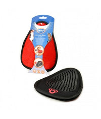 Thumbnail for Duvo Coat Care Glove 2 in 1 Black/Red 21x15cm[Dimension - 21 x 15cm]