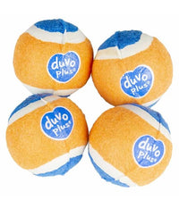 Thumbnail for Duvo+ Tennisball Dog & Cat Orange/Blue S - 4Pcs - Ø4,2cm