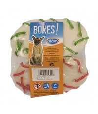 Thumbnail for Duvo Bone Shoe Rawhide White Coloured Laces 2pcs - 6cm[Length - 6cm]