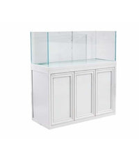 Thumbnail for Karis Crystal Clear Aquarium with Cabinet-White[Dimension - 1200x500x450mm]