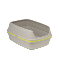 Thumbnail for Moderna Lift to Sift -Open Cat Litter Box (Grey+Lemon)[Size - XL]