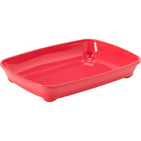 Thumbnail for Moderna Arist-O-Tray-Cat Litter Tray 36.7 x 27.1 x 6.2 cm-Spicy Coral