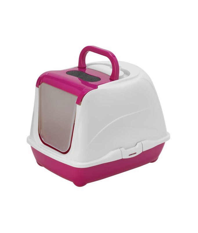 Moderna Flip Cat-Litter Box[Color - Pink, Size - XL]
