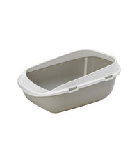 Thumbnail for Moderna Mega Step-Cat Litter Tray (C284)[Color - Grey]