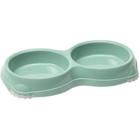 Thumbnail for Moderna Double Smarty Bowl 26.5 x 13.5 x 3.4 cm-2x200ml-Green