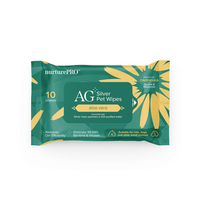 Thumbnail for NurturePro AG+ Silver Pet Wet Wipes -Aloe Vera (10 Sheets/ Pack)