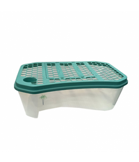 Thumbnail for Nomoypet Open Turtle Tank with Lid (NX-11) - 74x43x23cm [Color - White]