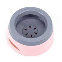 Thumbnail for Pado Classic Round Anti Spill Pet Bowl 15.3×18.9×8cm-Pink