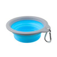 Thumbnail for Pado Adjustable Blue And Gray Bowl Small - 15x13.7x(2.2-5cm)