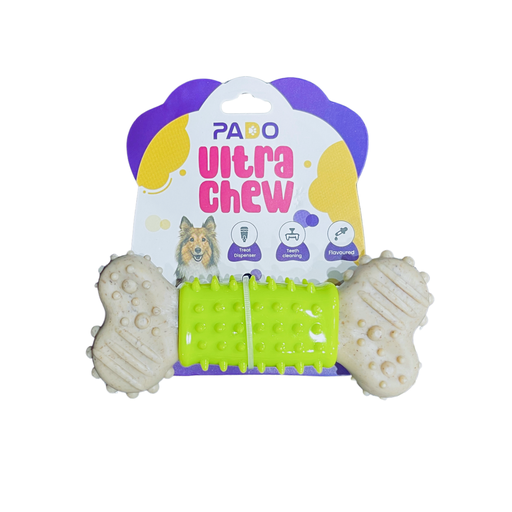 Pado Green And Brown Bone Tougher Toy S (12x5x2cm)