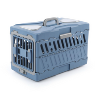 Thumbnail for Pado Foldable Pet Carrier 56x33x37cm-Blue Colour