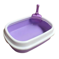 Thumbnail for Pado Cat Litter Tray Normal With Scoop 41x31x12cm - Purple