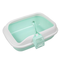 Thumbnail for Pado Cat Litter Tray Normal with Scoop 49x36x17cm-Green