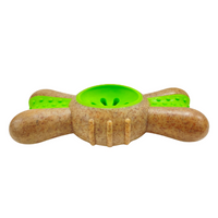 Thumbnail for Pado Bow Tie Nylon and Wood TPR Dog Treat Toy 14x6x3.5 cm