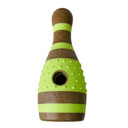 Pado Skittle Nylon and Wood TPR Dog Treat Toy 15.2x6.2x6.2 cm