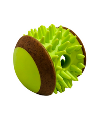 Thumbnail for Pado Spiky Ball Nylon And Wood TPR Dog Treat Toy  8.5x8.5x7.7 cm