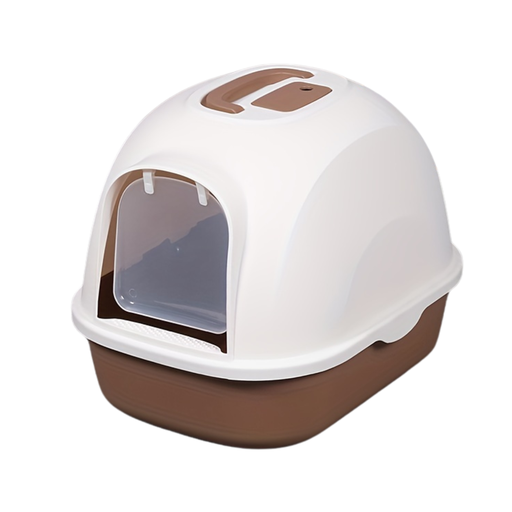 Pado Hoodie Cat Litter Box 53*41*41cm-Coffee