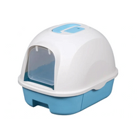 Thumbnail for Pado Oval Cat Litter Box  53*41*41cm -Blue