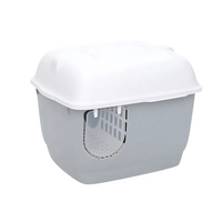 Thumbnail for Pado Igloo Cat Litter Box  57.5*44*44cm-Grey