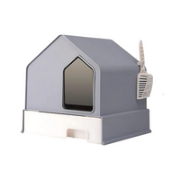 Thumbnail for Pado House Cat Litter Box  46*46*44cm- Grey