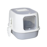 Thumbnail for Pado Open Top Cat Litter Box  40*39*52cm-Grey