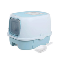 Thumbnail for Pado Jumbo Cat Litter Box 40*39*52cm-Blue