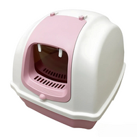 Thumbnail for Pado Litterarium Cat Litter Box 50.5*44.5*40 cm- Pink