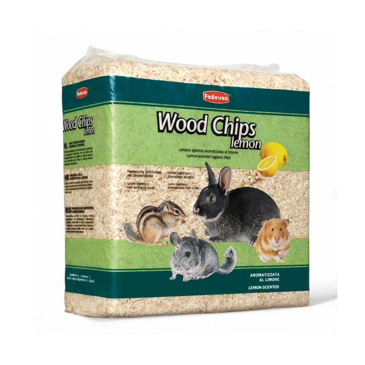 Padovan Wood Chips Lemon[Weight - 1kg, Size - 14L]