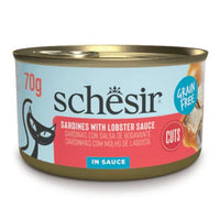 Thumbnail for Schesir Grill Wholefood Cat Can Sardines In Lobster Sauce 70g [Min Order:12pcs]
