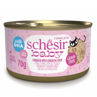 Thumbnail for Schesir Baby Kitten Wholefood - Chicken With Chicken Liver 70g (Min Order- 12 Cans)