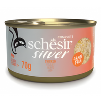 Thumbnail for Schesir Silver Senior Cat Wholefood - Chicken 70g (Min Order- 12 Cans)