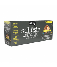 Thumbnail for Schesir After Dark Wholefood In Broth Variety Pack For Cat 960g (80g x12 Cans) - 4 Flavors (3 Cans Each Flavor)