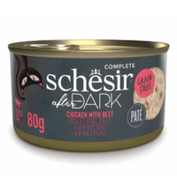 Thumbnail for Schesir After Dark Patè For Cat - Chicken With Beef 80g (Min Order- 12 Cans)